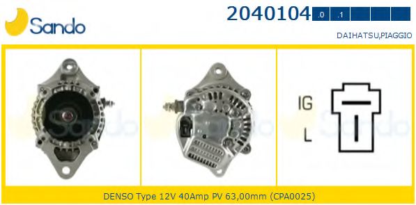 Генератор SANDO 2040104.0