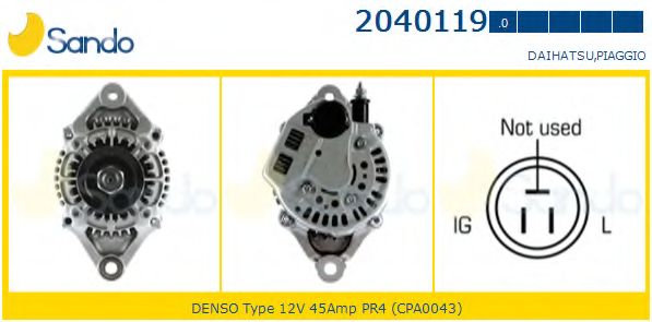 Генератор SANDO 2040119.0