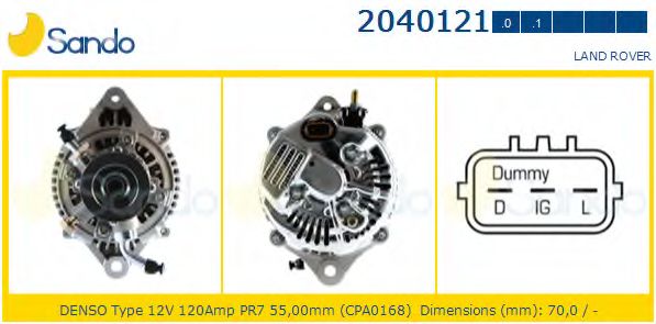 Генератор SANDO 2040121.0
