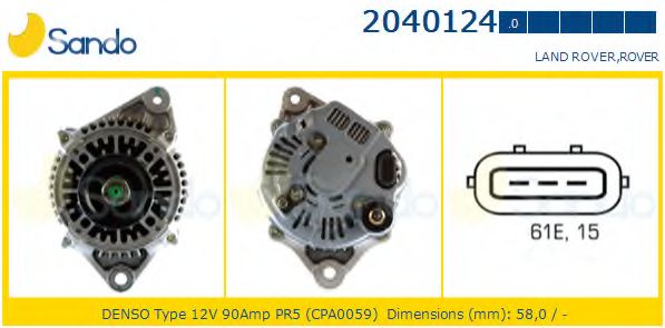 Генератор SANDO 2040124.0