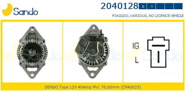 Генератор SANDO 2040128.0