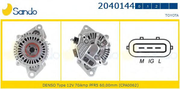 Генератор SANDO 2040144.0