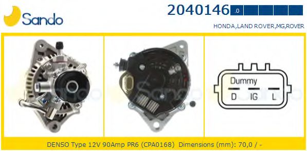 Генератор SANDO 2040146.0