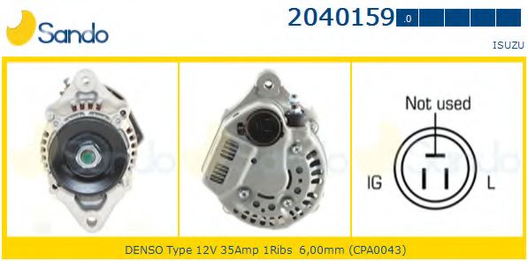 Генератор SANDO 2040159.0