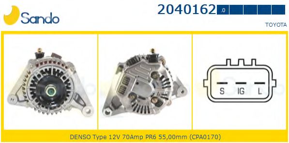 Генератор SANDO 2040162.0
