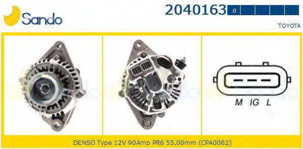 Генератор SANDO 2040163.0