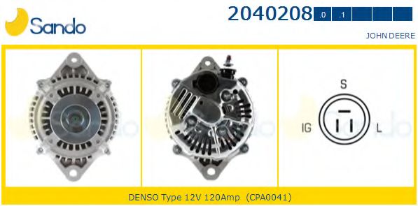 Генератор SANDO 2040208.0
