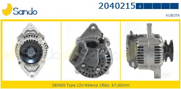 Генератор SANDO 2040215.0