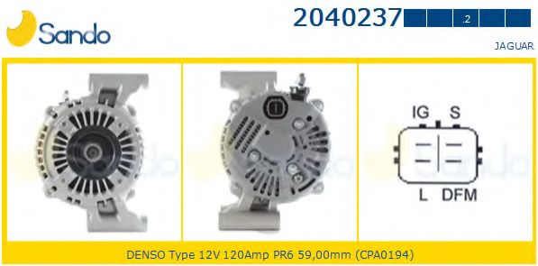 Генератор SANDO 2040237.2