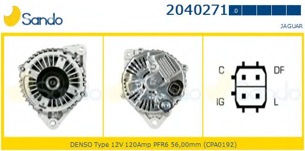 Генератор SANDO 2040271.0