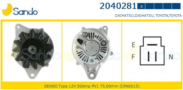 Генератор SANDO 2040281.0