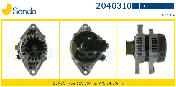 Генератор SANDO 2040310.1