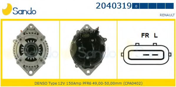 Генератор SANDO 2040319.0
