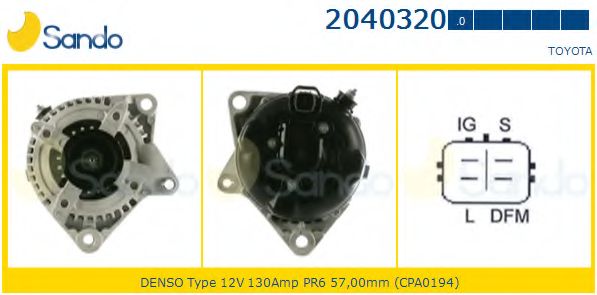 Генератор SANDO 2040320.0