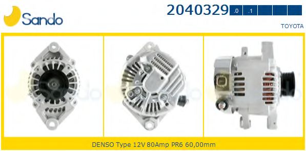 Генератор SANDO 2040329.0