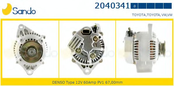 Генератор SANDO 2040341.0