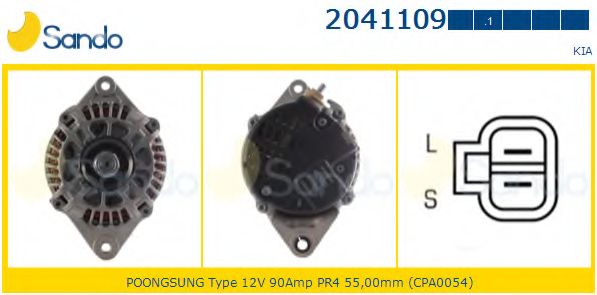 Генератор SANDO 2041109.1