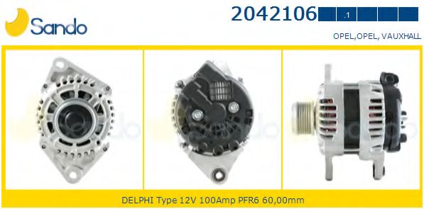 Генератор SANDO 2042106.1