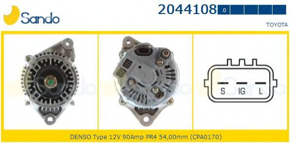 Генератор SANDO 2044108.0