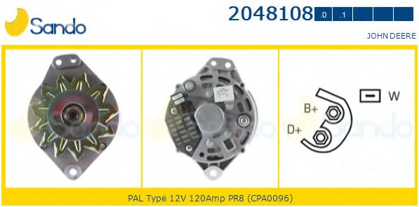 Генератор SANDO 2048108.1