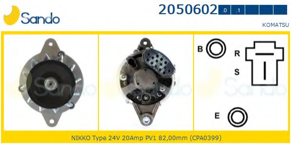 Генератор SANDO 2050602.0