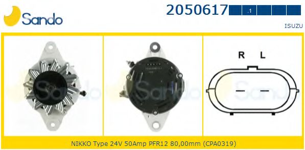 Генератор SANDO 2050617.1