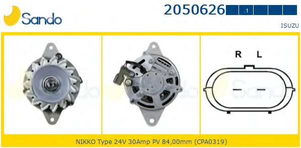 Генератор SANDO 2050626.1