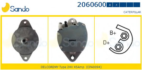 Генератор SANDO 2060600.0