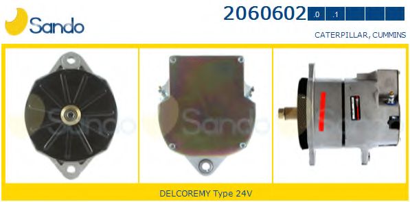 Генератор DELCO REMY 1106868
