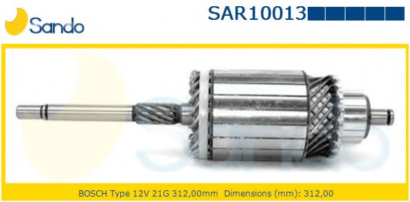 Якорь, стартер SANDO SAR10013.9
