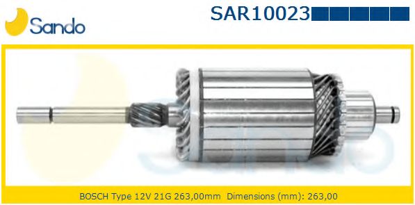 Якорь, стартер SANDO SAR10023.9