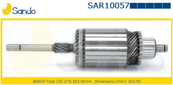 Якорь, стартер SANDO SAR10057.9