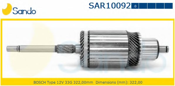 Якорь, стартер SANDO SAR10092.0