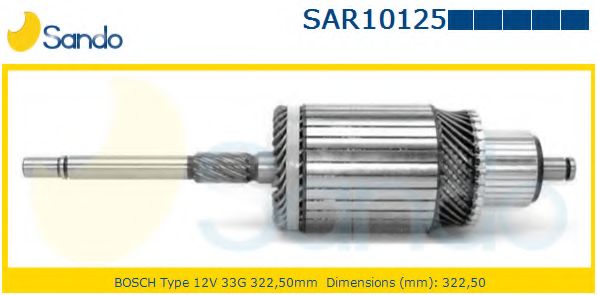 Якорь, стартер SANDO SAR10125.9
