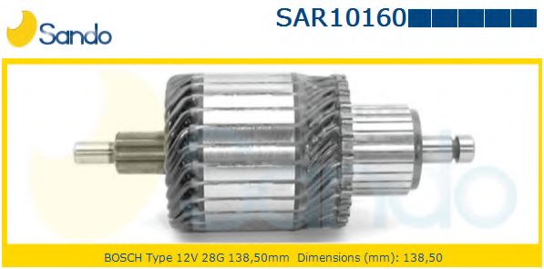 Якорь, стартер SANDO SAR10160.9