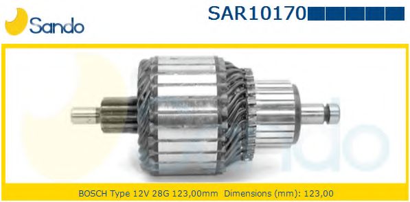 Якорь, стартер SANDO SAR10170.9