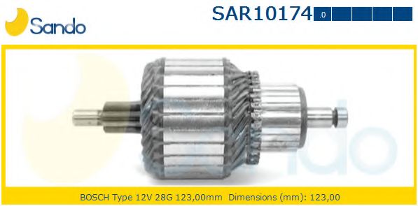 Якорь, стартер SANDO SAR10174.0