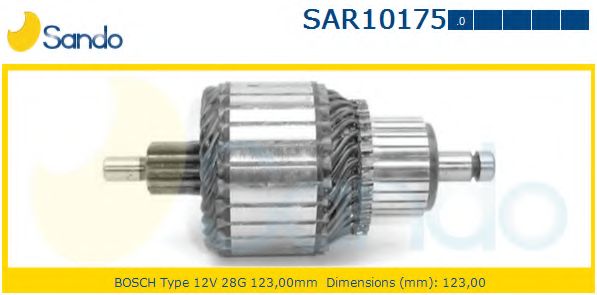Якорь, стартер SANDO SAR10175.0