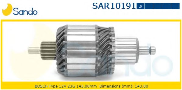 Якорь, стартер SANDO SAR10191.0