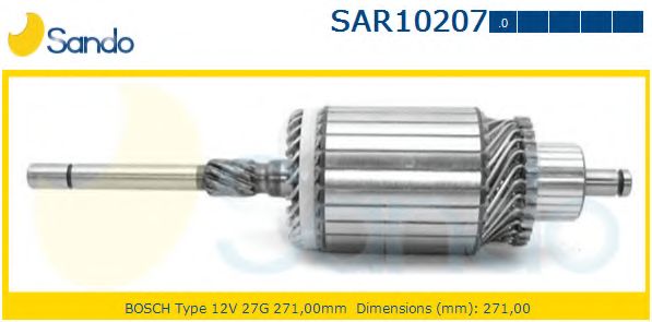 Якорь, стартер SANDO SAR10207.0