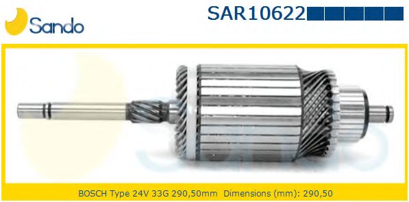 Якорь, стартер SANDO SAR10622.9