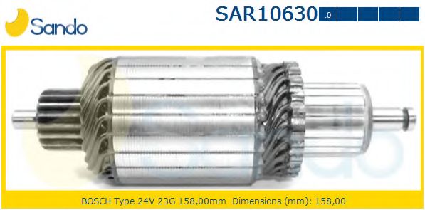 Якорь, стартер SANDO SAR10630.0