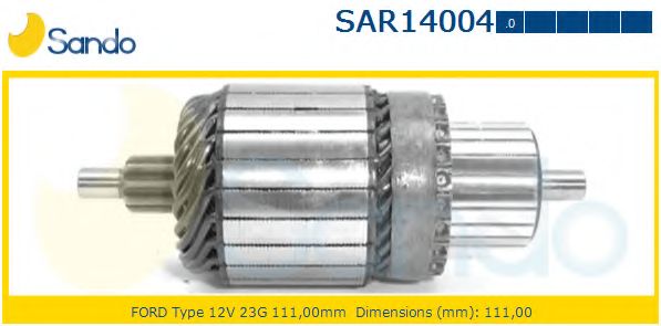 Якорь, стартер SANDO SAR14004.0