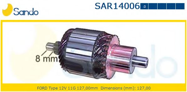 Якорь, стартер SANDO SAR14006.0
