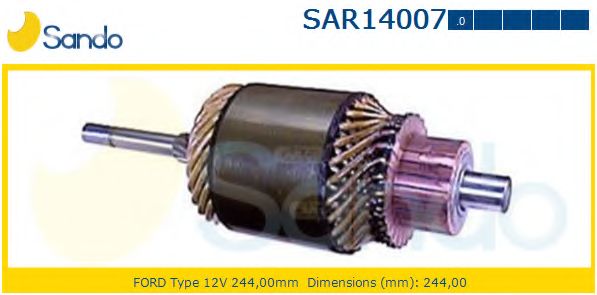Якорь, стартер SANDO SAR14007.0
