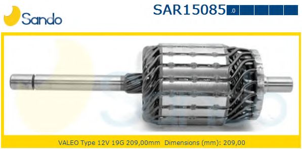 Якорь, стартер VALEO 101766