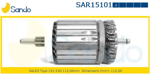 Якорь, стартер SANDO SAR15101.0