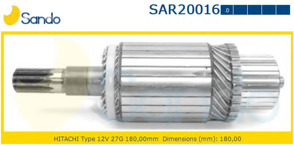 Якорь, стартер SANDO SAR20016.0