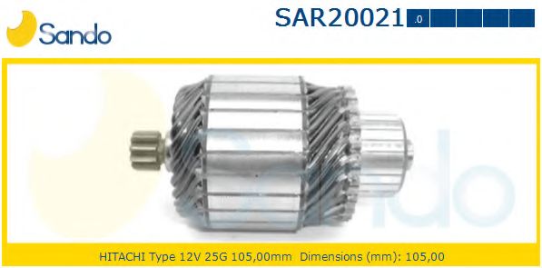 Якорь, стартер SANDO SAR20021.0