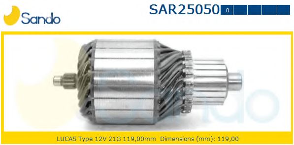 Якорь, стартер LUCAS ELECTRICAL 26849